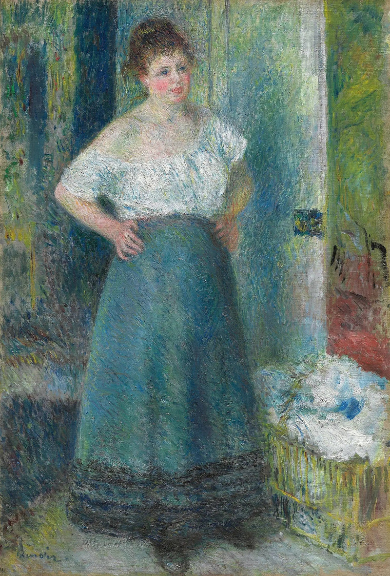 La blanchisseuse - Pierre-Auguste Renoir