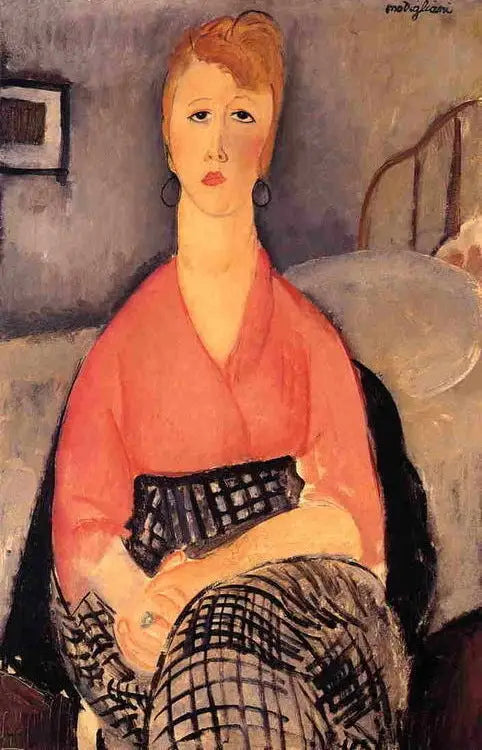 La Blouse rose - Amedeo Modigliani