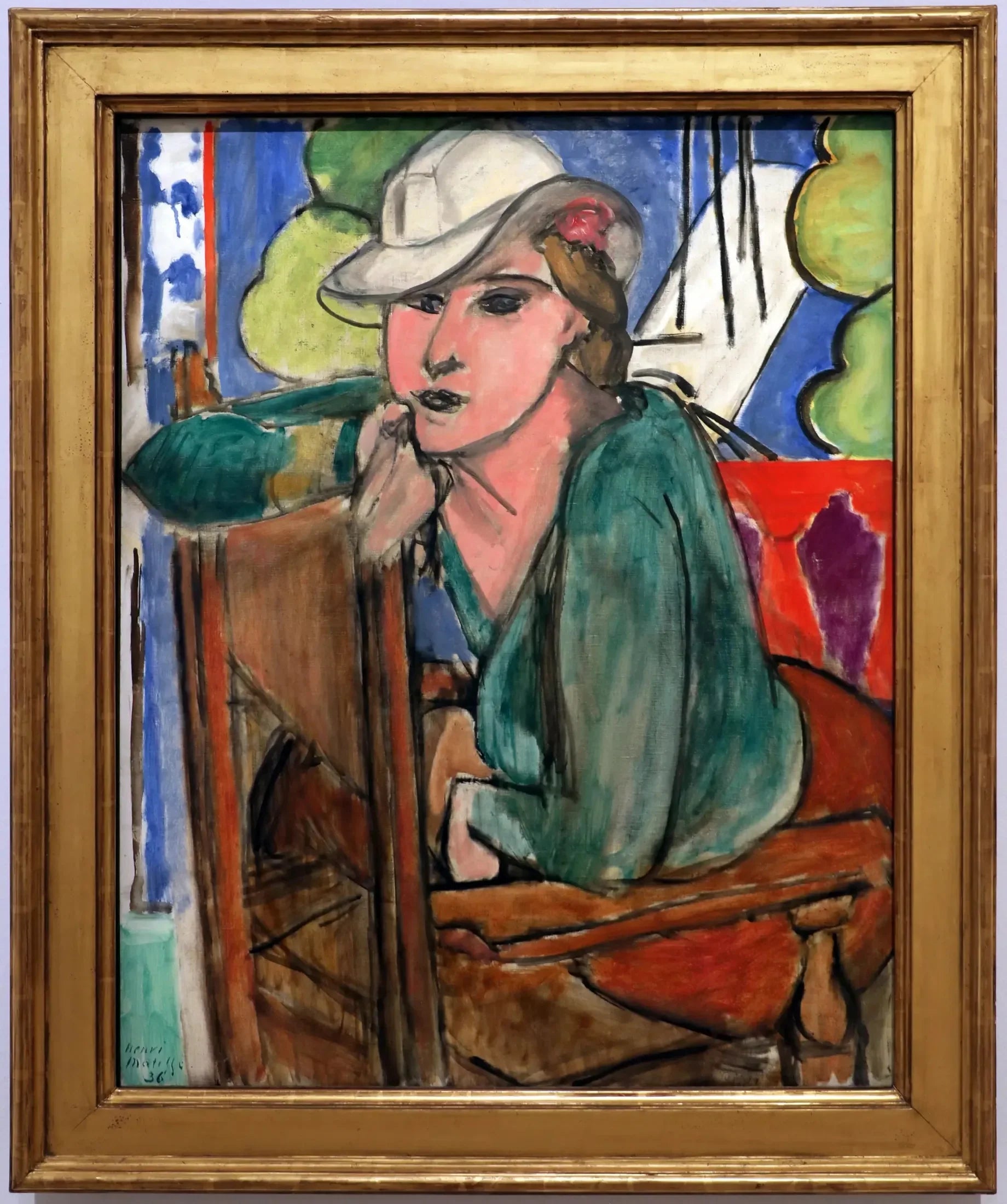 La Blouse verte - Henri Matisse image 1 reproduction de peinture à l’huile
