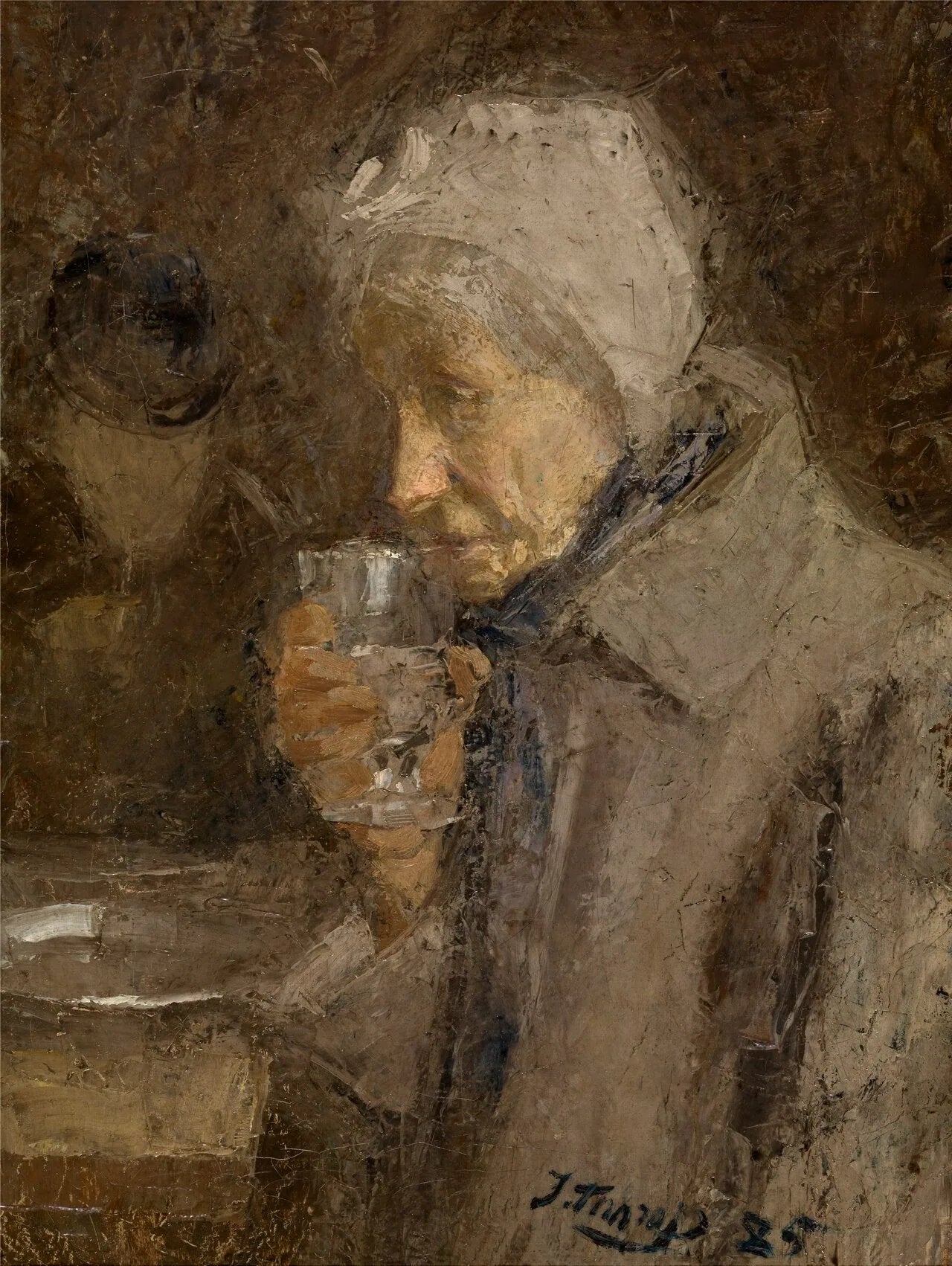 La bonne boisson - Jan Toorop image 1 reproduction réalisée par Alpha Reproduction