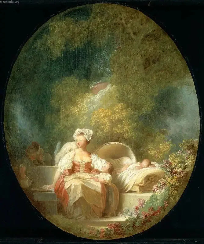 La Bonne mère - Jean-Honoré Fragonard image 2 reproduction réalisée par Alpha Reproduction