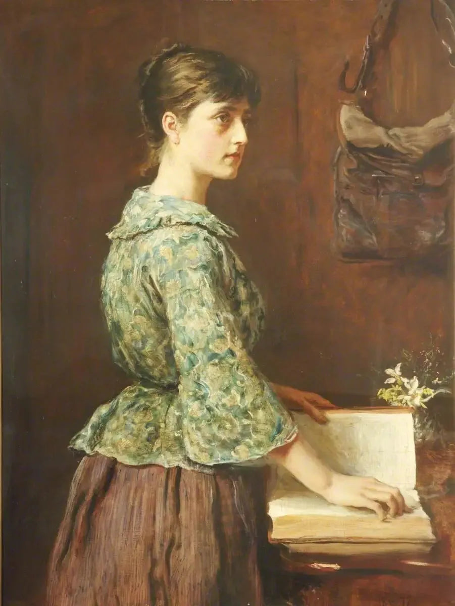 La bonne résolution - John Everett Millais image 1 reproduction de peinture à l’huile