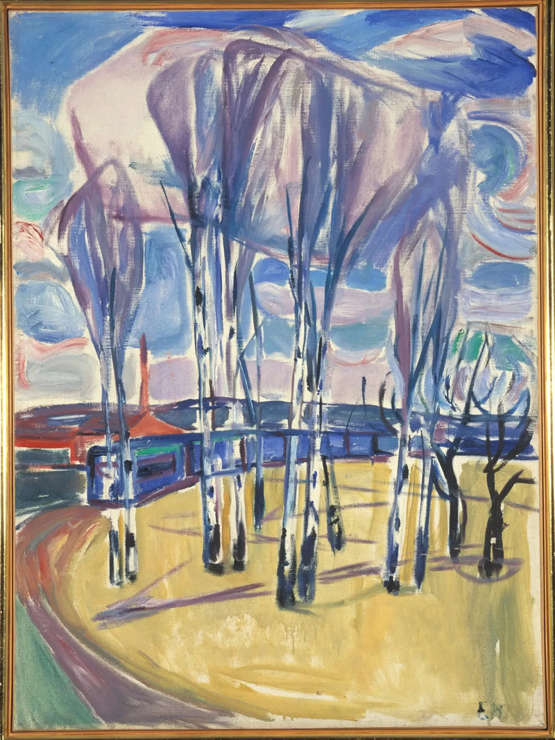 La Boucle de tram à Skøyen - Edvard Munch