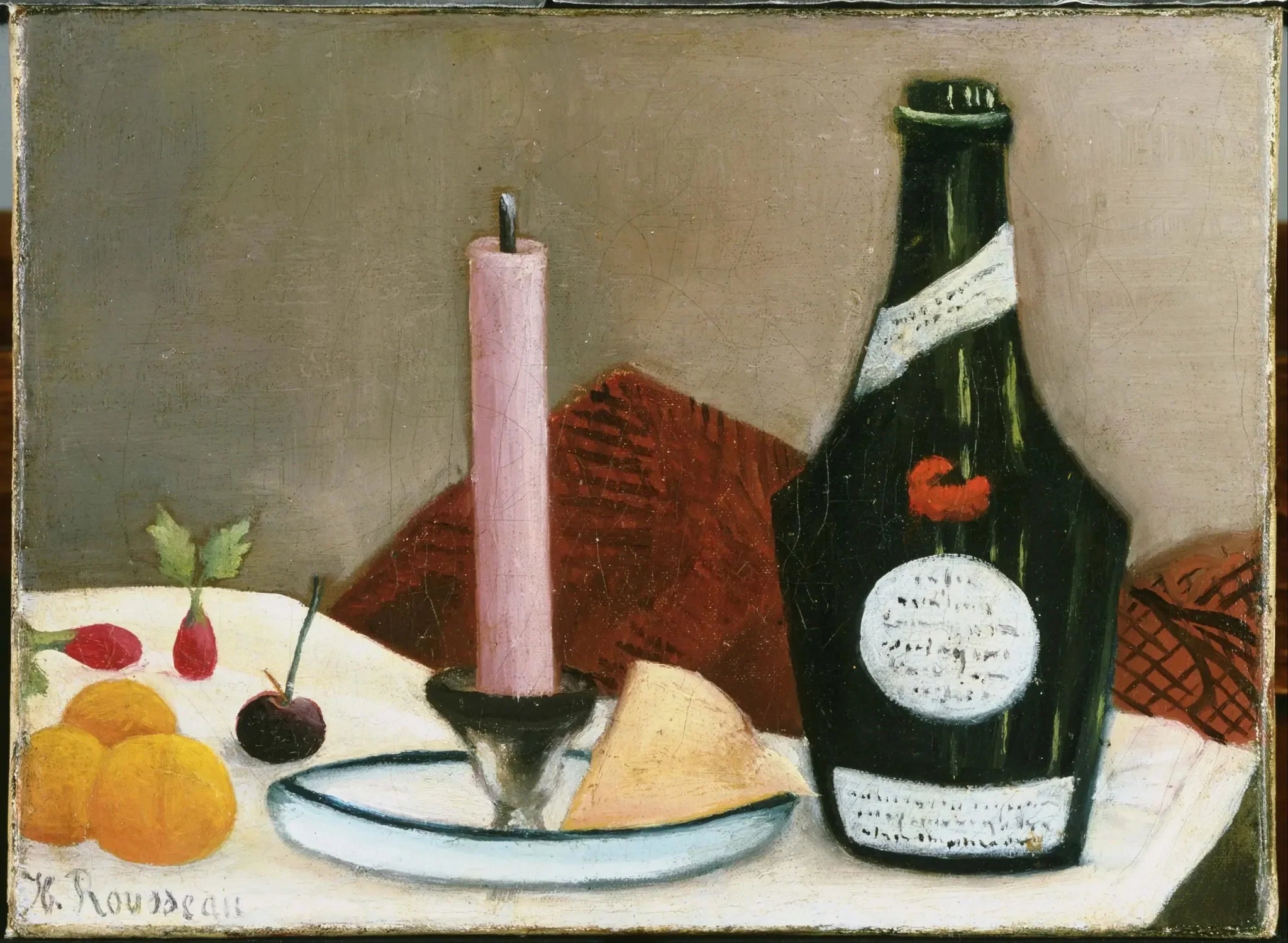 La Bougie rose - Henri Rousseau image 1 reproduction réalisée par Alpha Reproduction