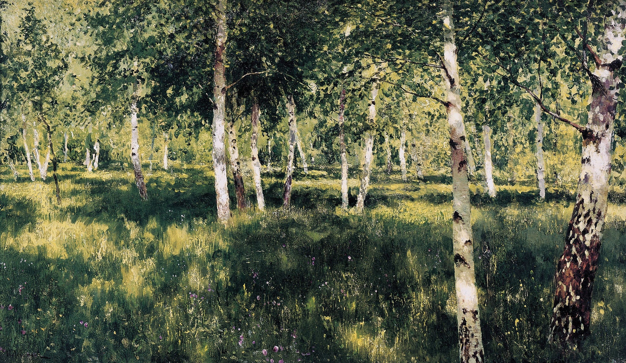 La Boulaie - Isaac Levitan image 1 reproduction réalisée par Alpha Reproduction