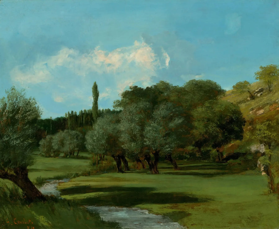 La Bretonnerie dans le département de l'Indre - Gustave Courbet