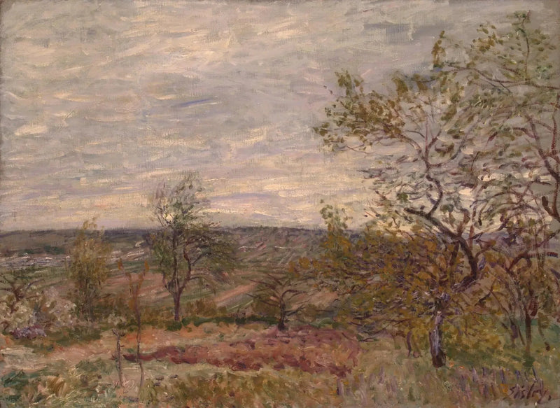La Campagne à Veneux - Alfred Sisley