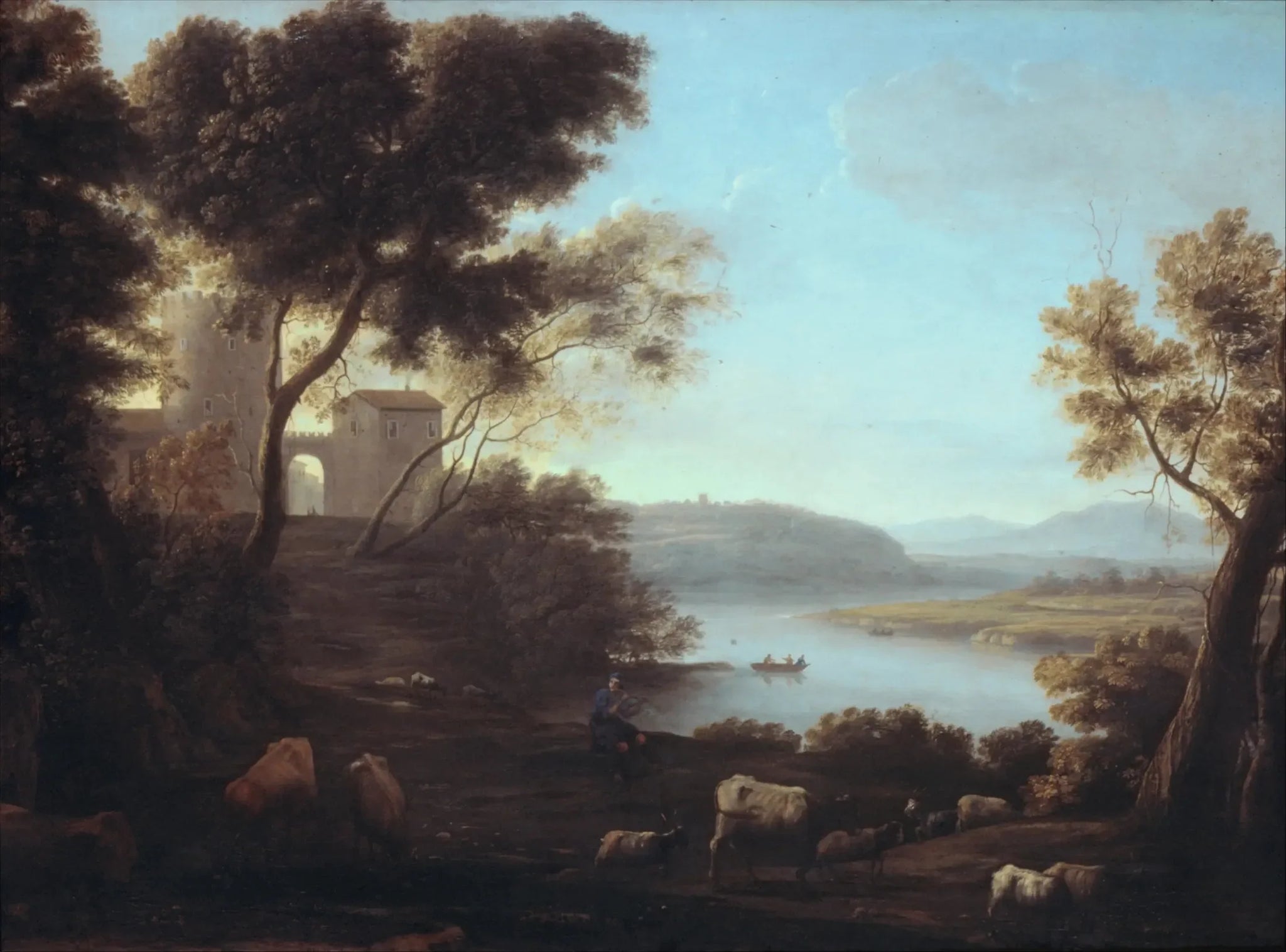 La Campagne romaine - Claude Lorrain image 1 tableau peint à l’huile sur toile