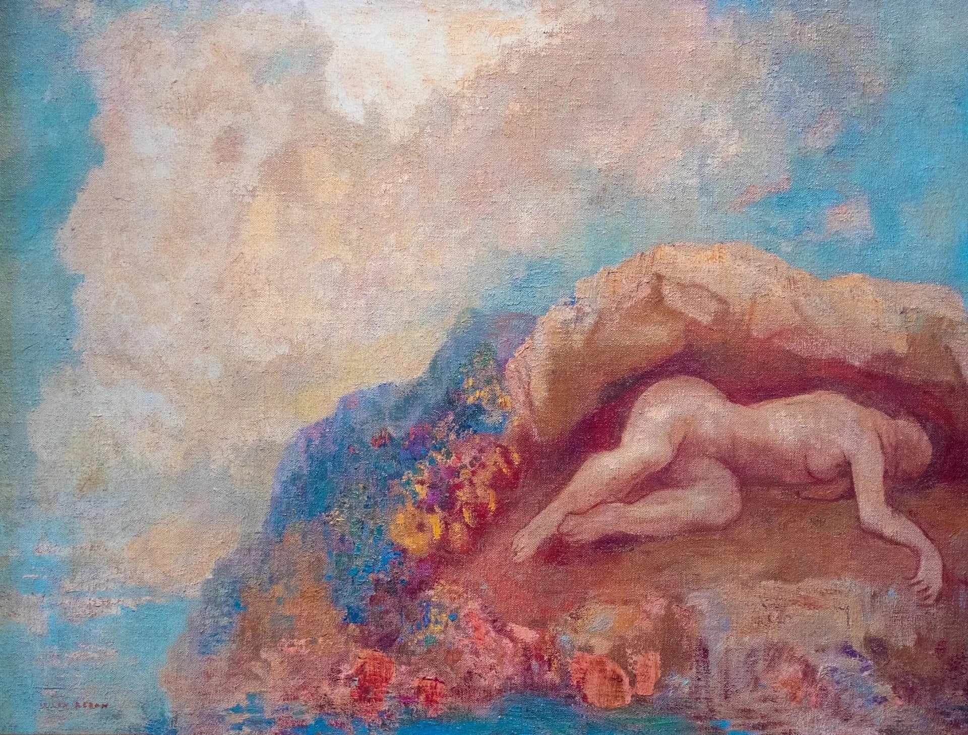 La captive - Odilon Redon image 1 tableau peint à l’huile sur toile