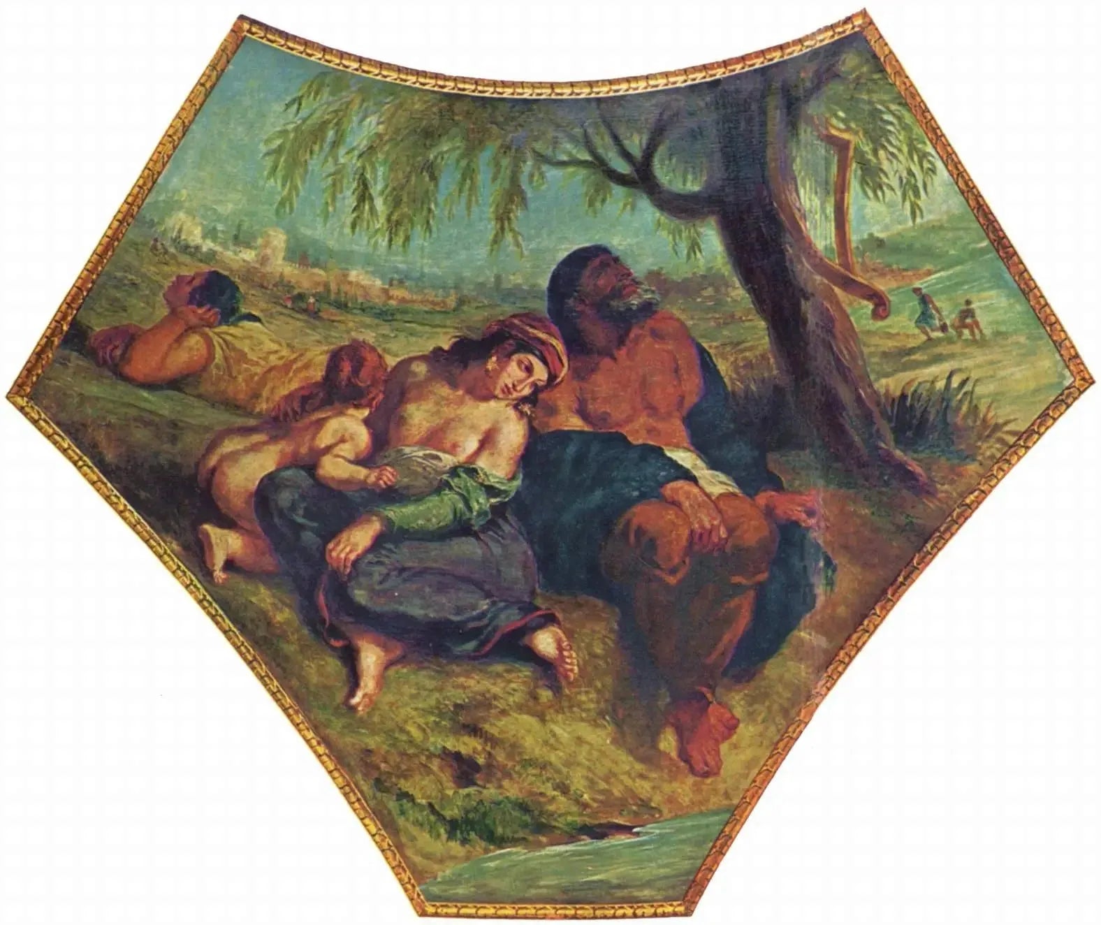 La Captivité à Babylone - Eugène Delacroix image 1 reproduction réalisée par Alpha Reproduction