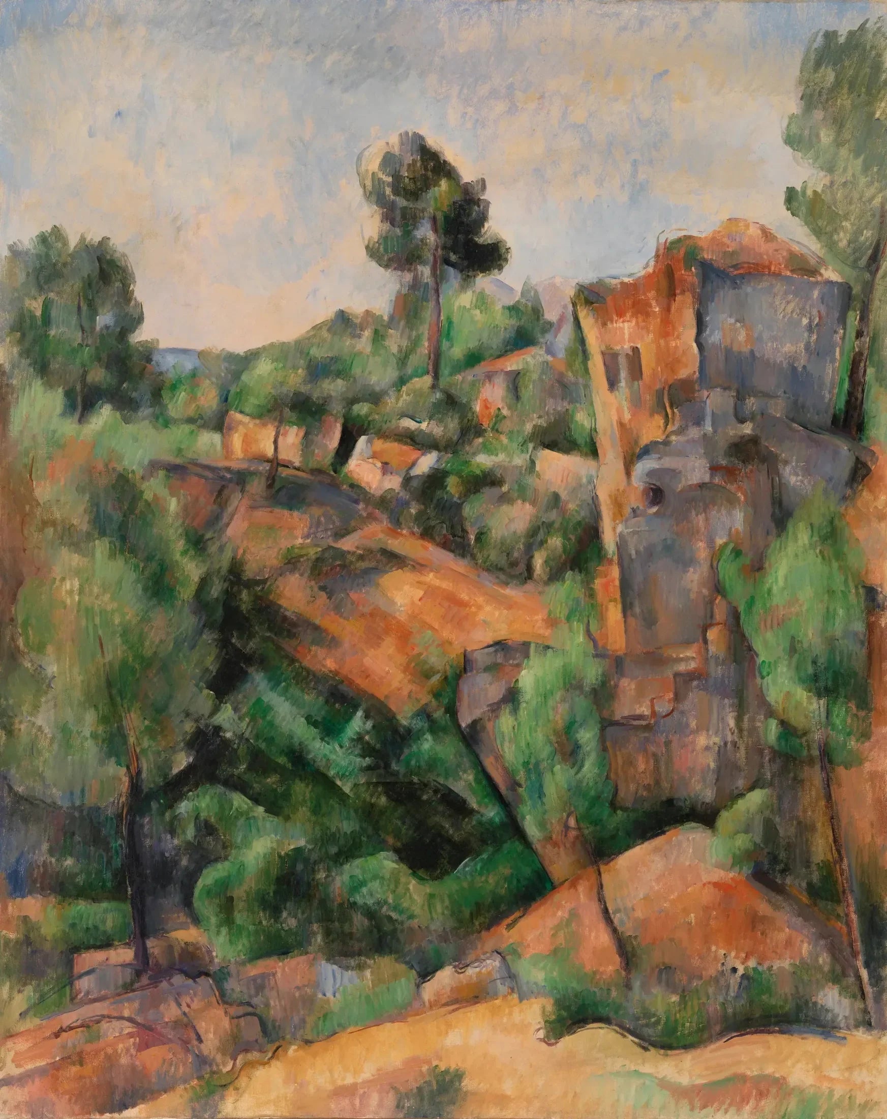 La carrière de Bibémus - Paul Cézanne image 1 reproduction d’œuvre d’art à l’huile