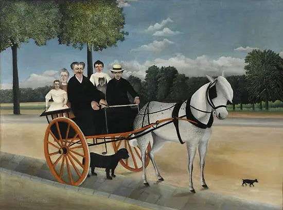 La Carriole du père Junier - Henri Rousseau image 1 tableau peint à l’huile sur toile