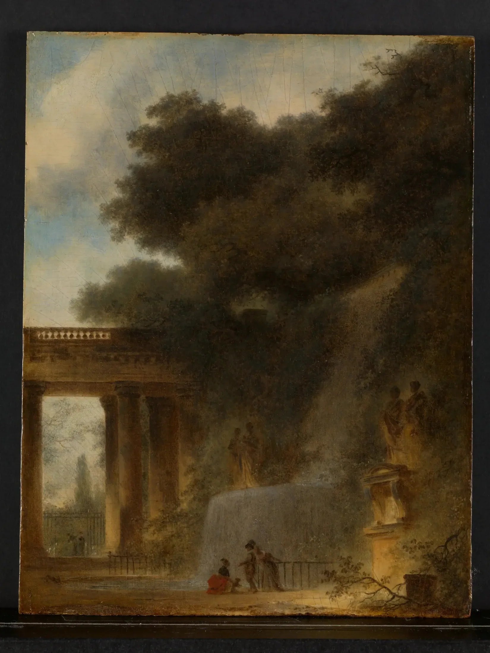 La Cascade - Jean-Honoré Fragonard image 1 reproduction d’œuvre d’art à l’huile