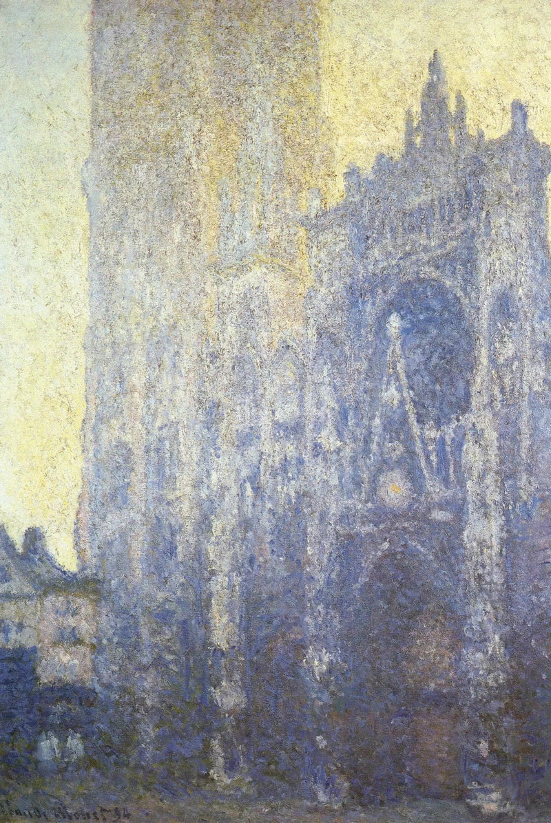 La Cathédrale de Rouen, le Portail, Effet du matin - Claude Monet