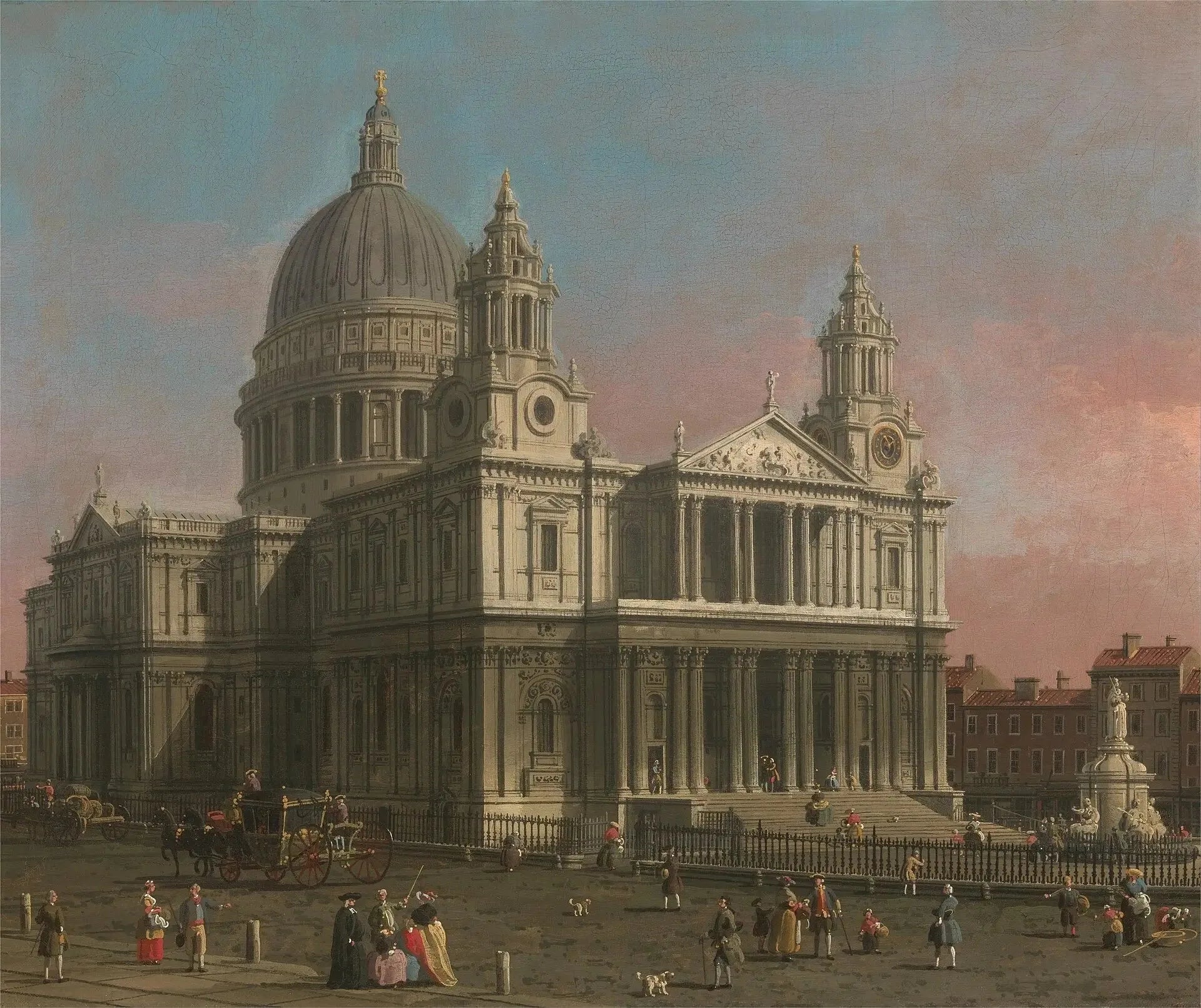 La Cathédrale Saint-Paul - Canaletto image 1 reproduction réalisée par Alpha Reproduction