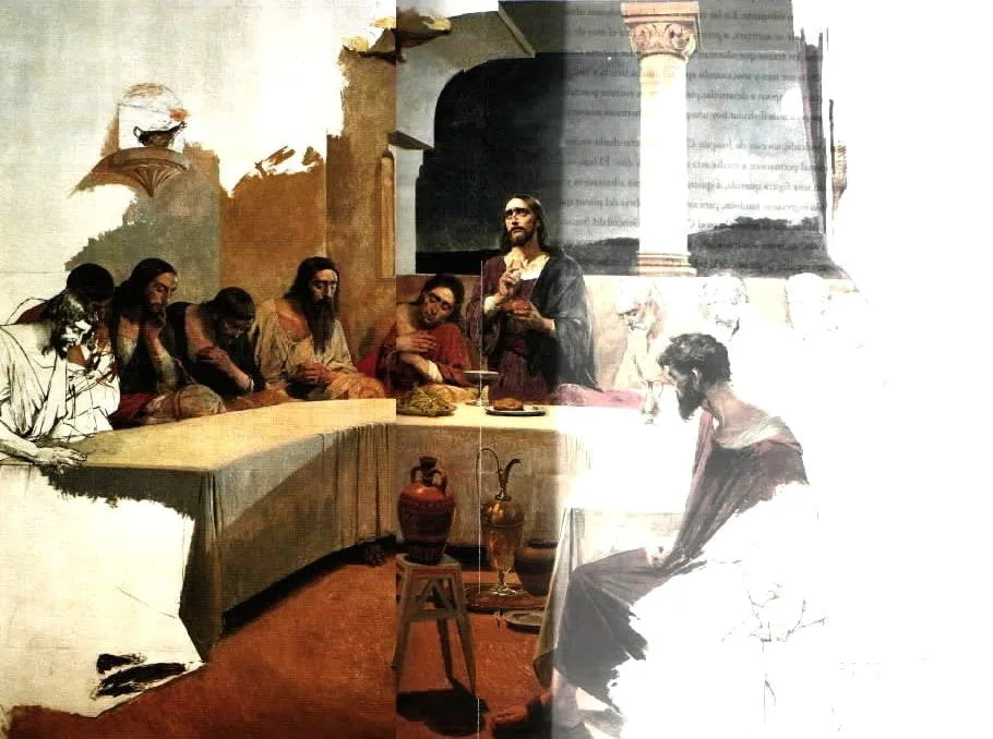 La Cène - Arturo Michelena image 1 reproduction de peinture à l’huile