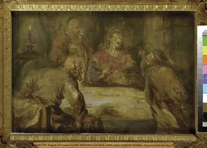 La Cène d'Emmaüs - Antoine van Dyck image 1 reproduction d’œuvre d’art à l’huile
