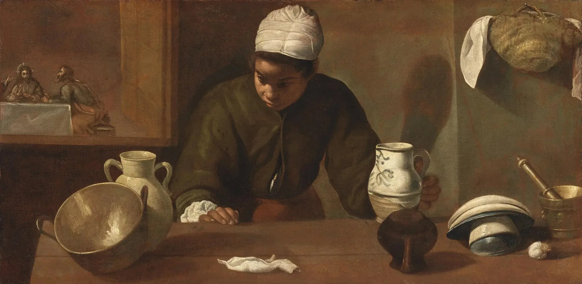 La Cène d'Emmaüs - Diego Velázquez image 1 reproduction réalisée par Alpha Reproduction