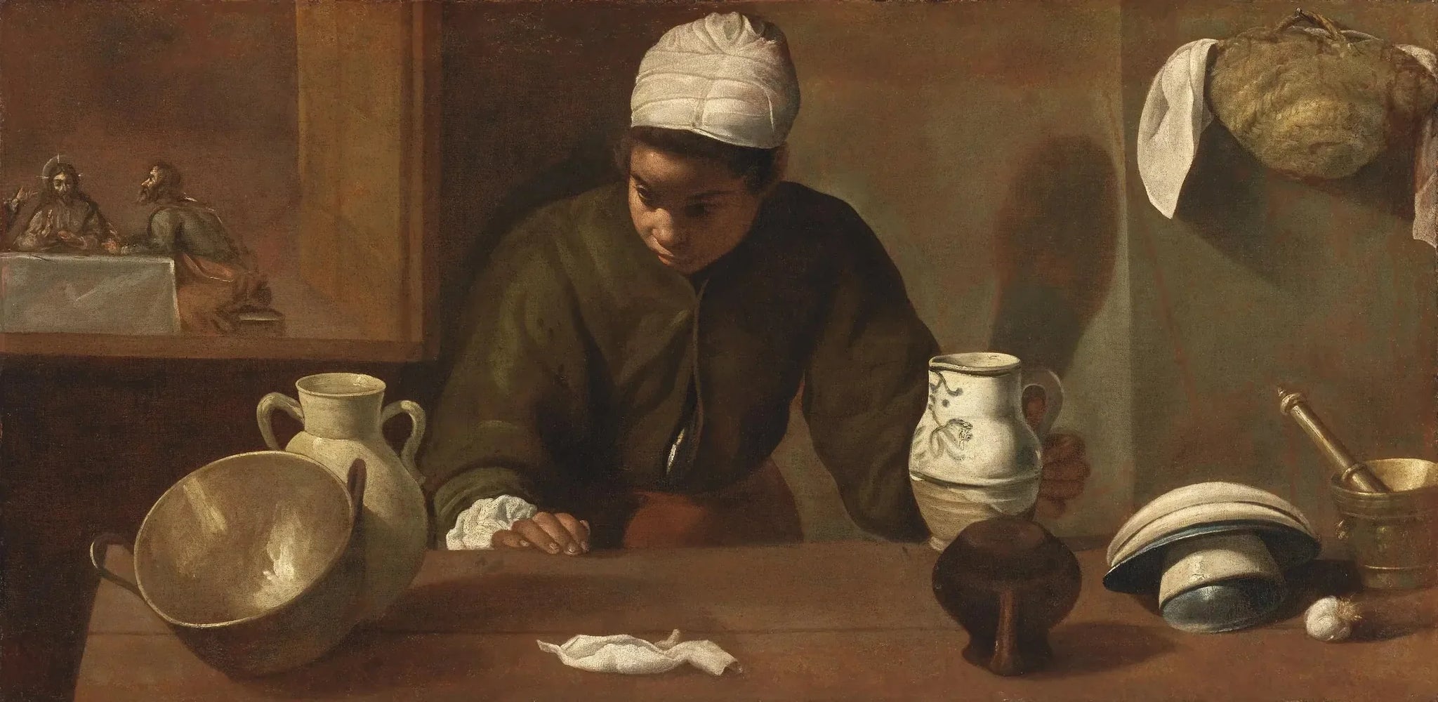 La Cène d'Emmaüs - Diego Velázquez image 1 reproduction réalisée par Alpha Reproduction