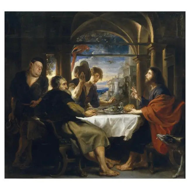 La Cène d'Emmaüs - Peter Paul Rubens image 1 reproduction artisanale de tableau