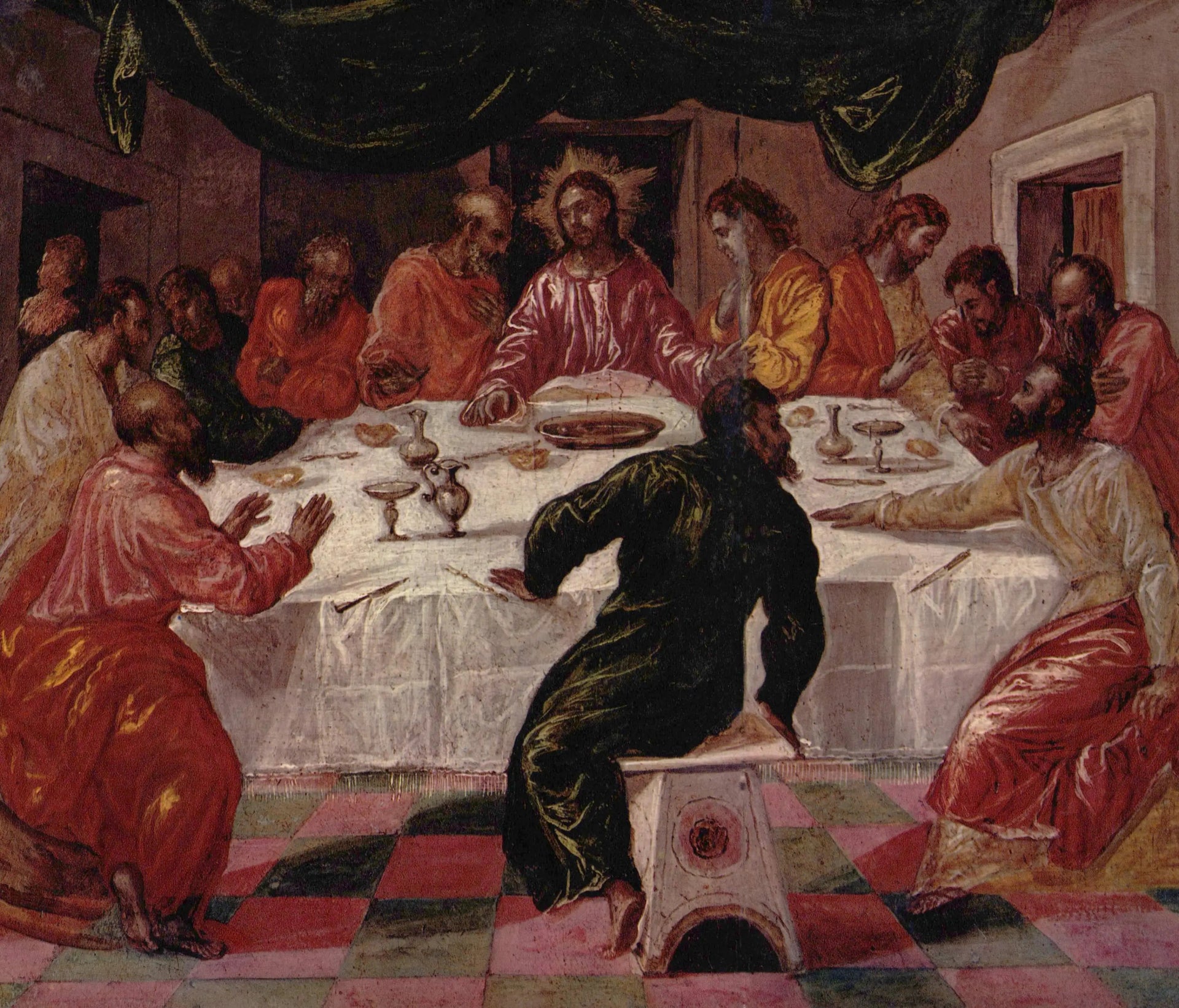 La Cène - El Greco image 1 reproduction artisanale de tableau