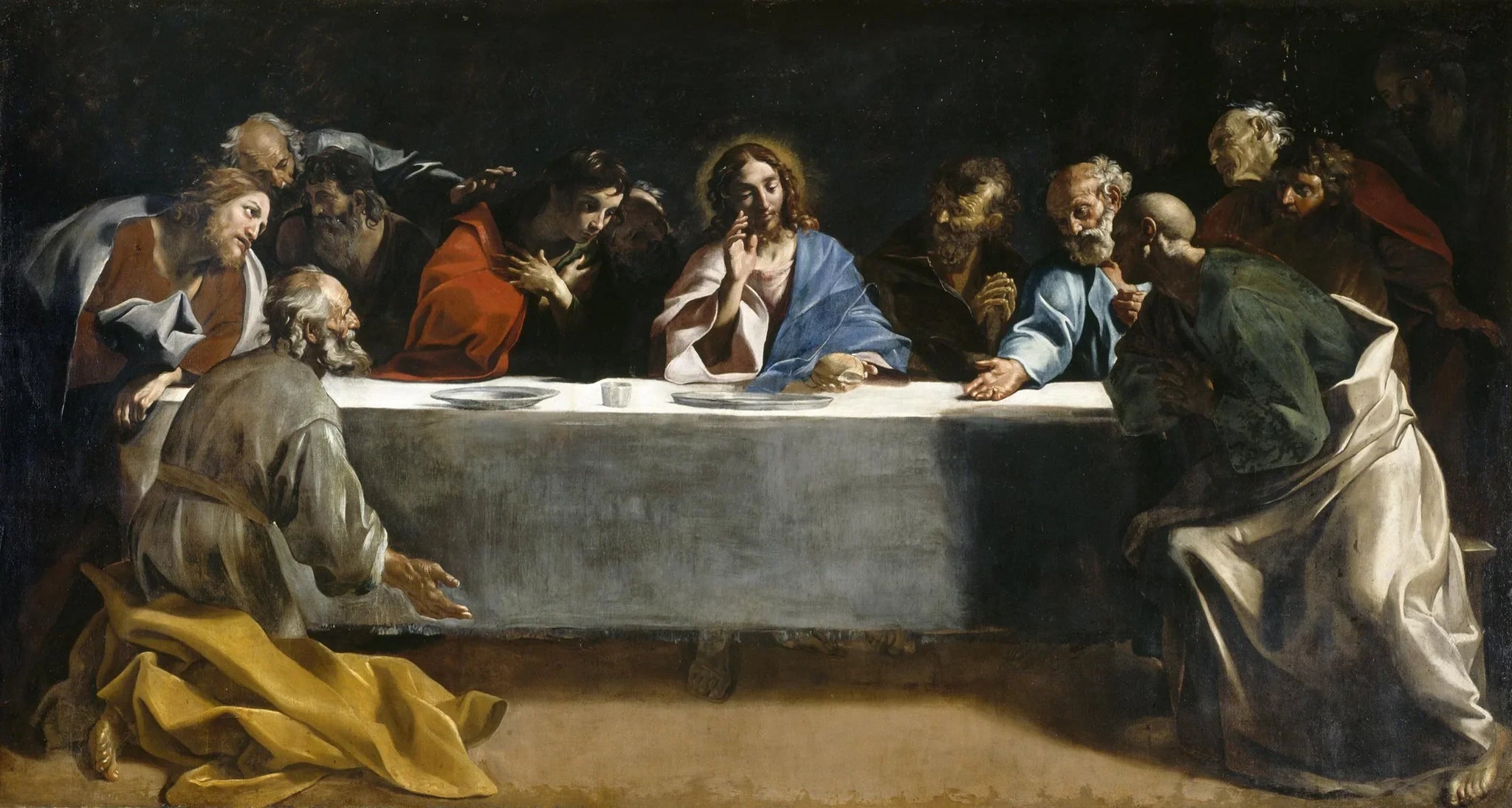La Cène - Giovanni Lanfranco image 1 copie de tableau peinte à la main