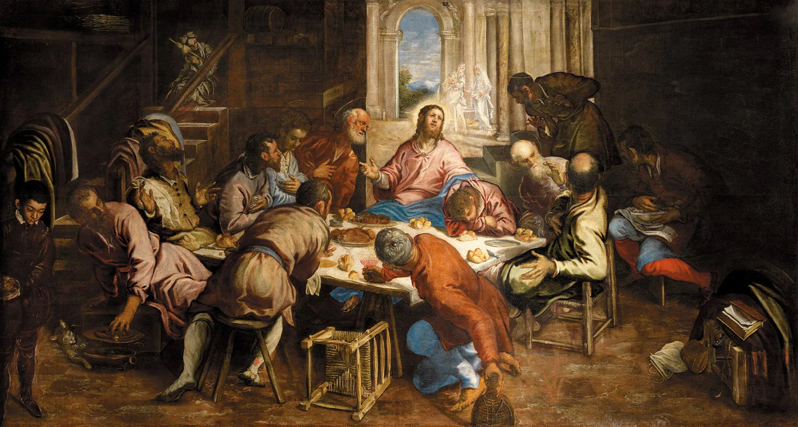 La Cène - Jacopo Tintoretto image 1 reproduction réalisée par Alpha Reproduction