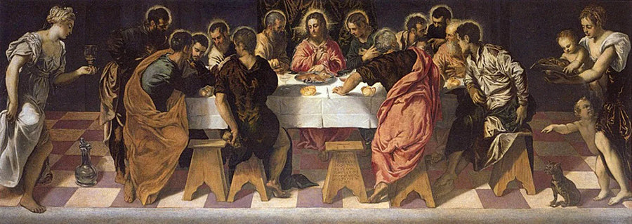 La Cène - Jacopo Tintoretto