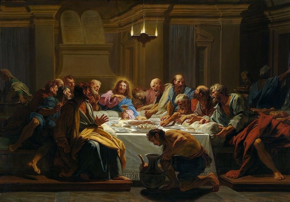 La Cène - Jean-Baptiste Jouvenet image 1 copie de tableau peinte à la main