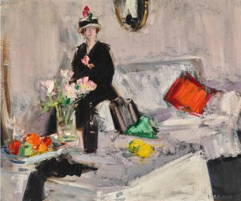 La Chambre Blanche - Francis Cadell image 1 tableau peint à l’huile sur toile
