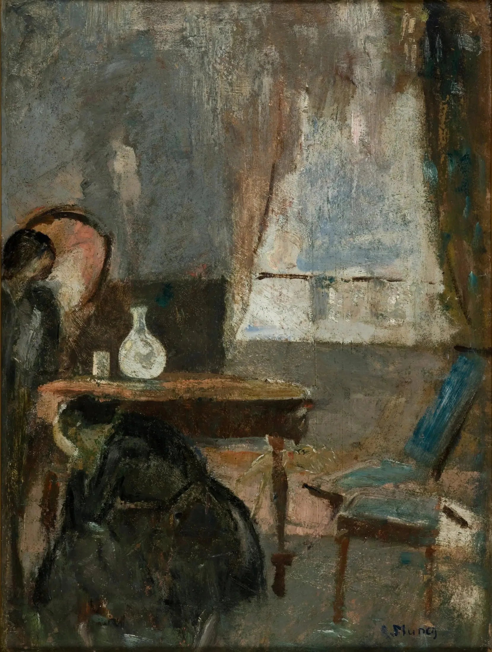 La Chambre du malade - Edvard Munch image 1 copie peinte à la main à l’huile