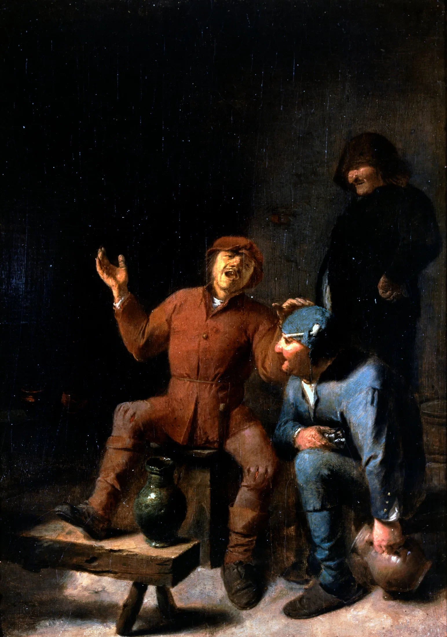 La Chanson à boire - Adriaen Brouwer image 1 reproduction artisanale de tableau
