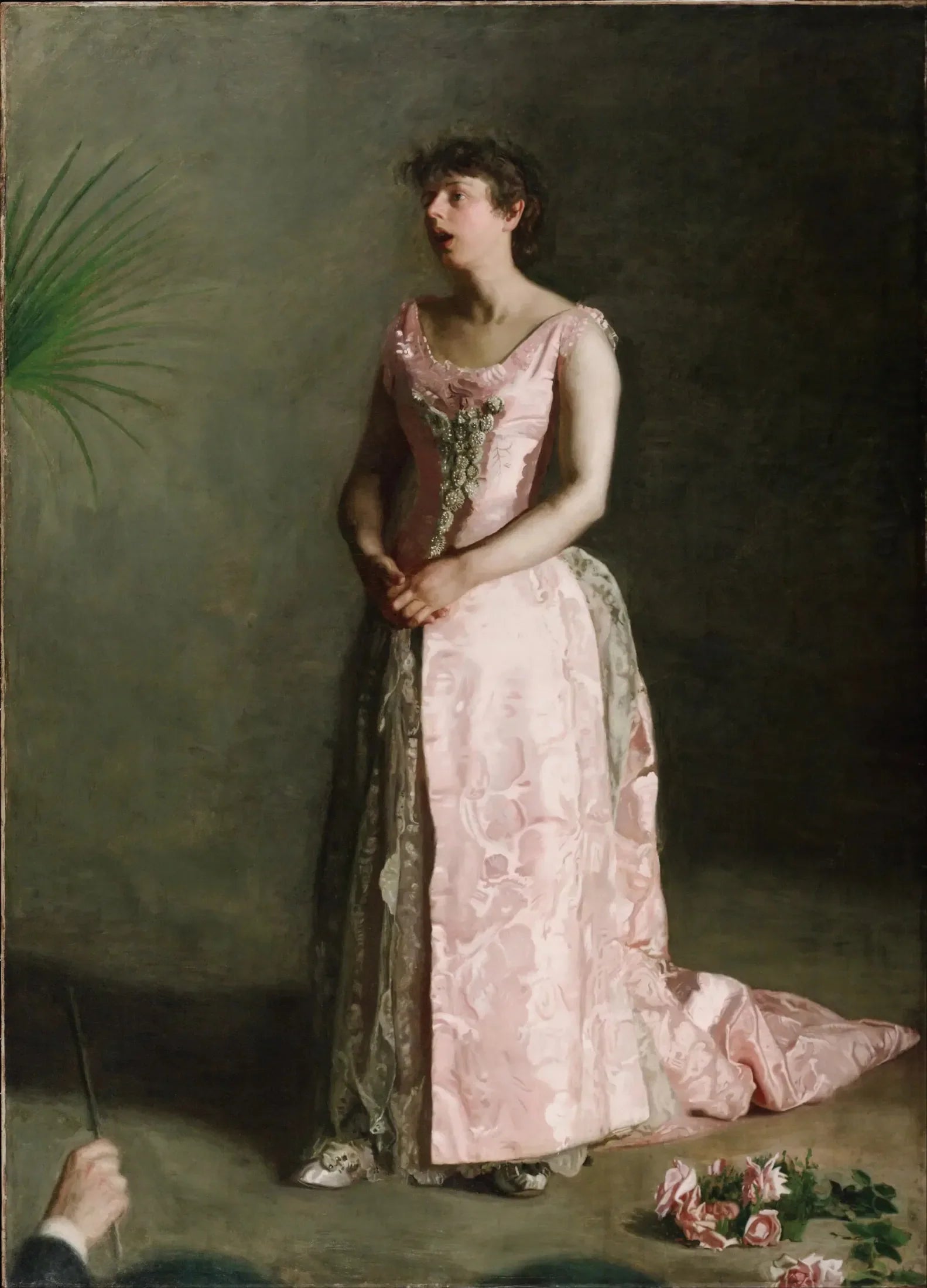 La chanteuse de concert - Thomas Eakins image 1 tableau peint à l’huile sur toile