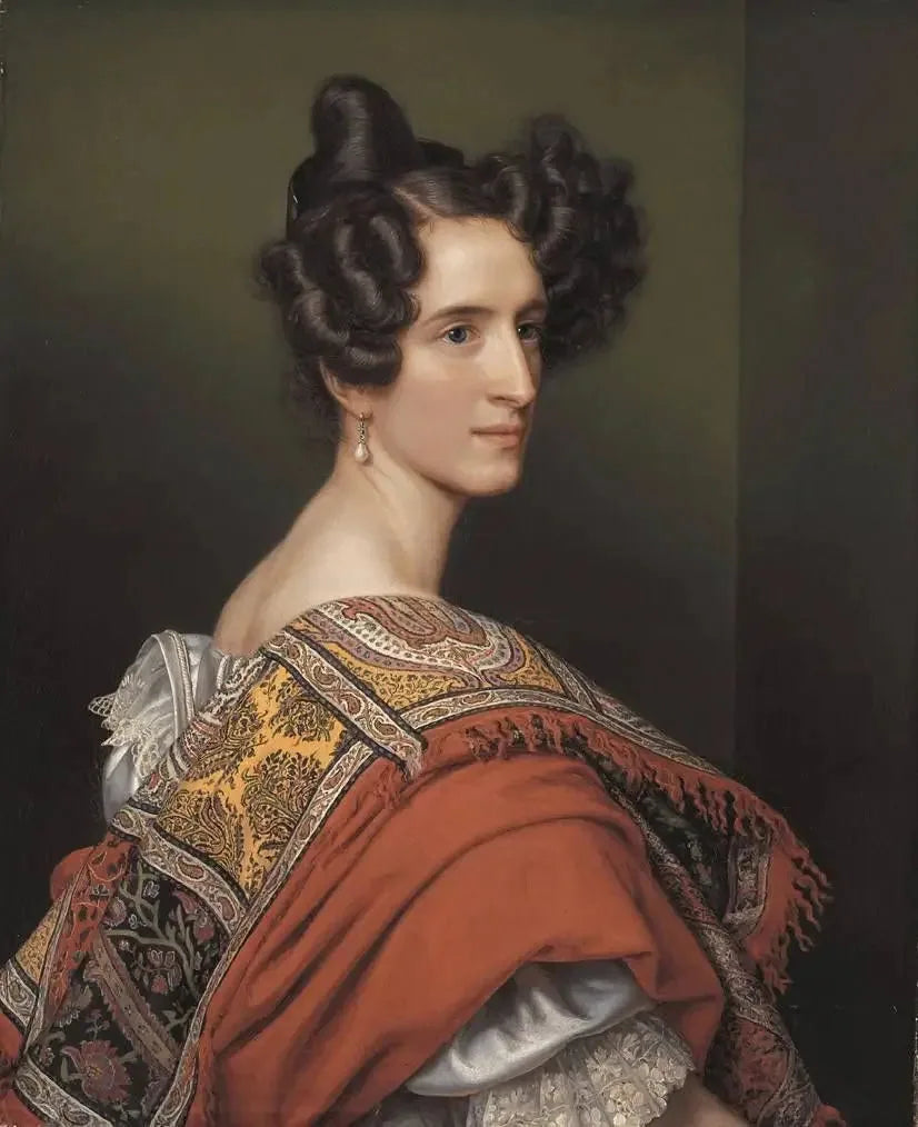 La chanteuse de la cour Katharina Sigl-Vespermann - Joseph Karl Stieler image 1 reproduction de peinture à l’huile
