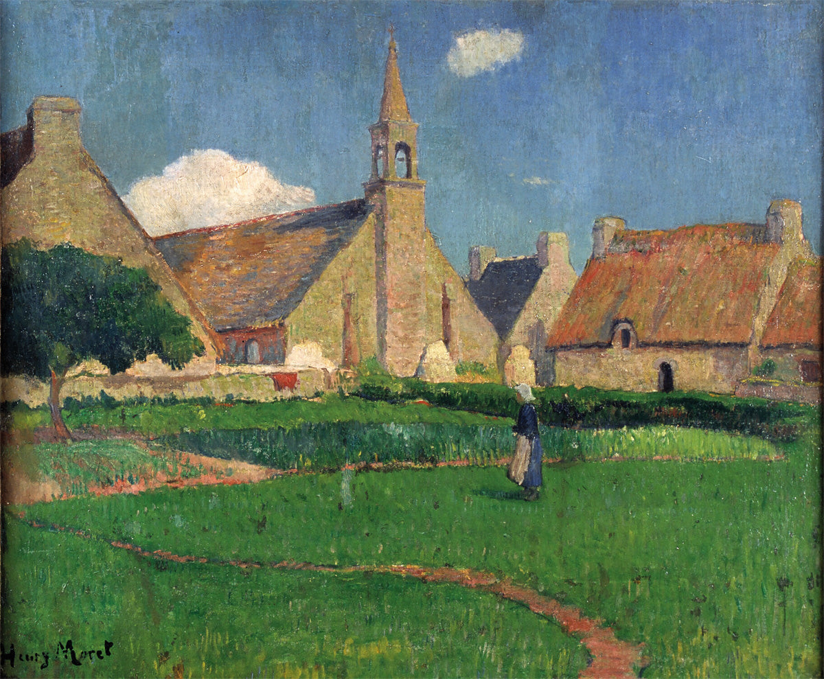 La chapelle du Pouldu - Henry Moret image 1 tableau peint à l’huile sur toile