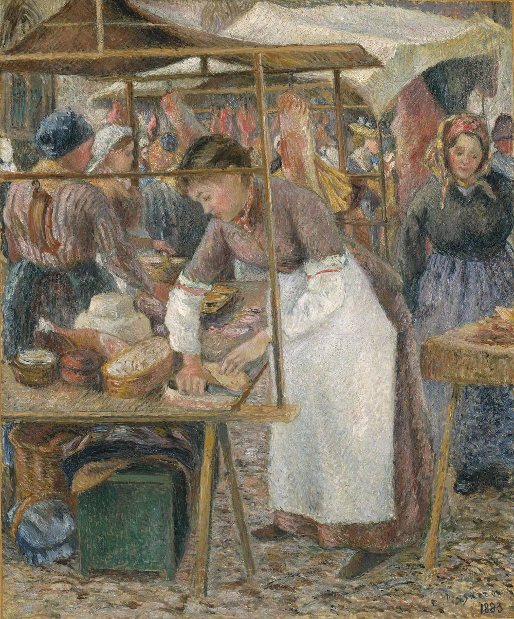 La Charcutière - Camille Pissarro image 1 copie peinte à la main à l’huile
