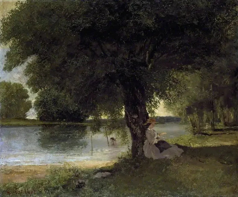 La Charente à Port-Bertaud - Gustave Courbet image 1 reproduction artisanale de tableau