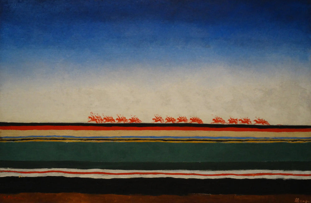La Charge de la cavalerie rouge - Kazimir Malevich - Alpha Reproduction