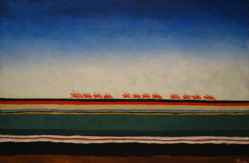 La Charge de la cavalerie rouge - Kazimir Malevich