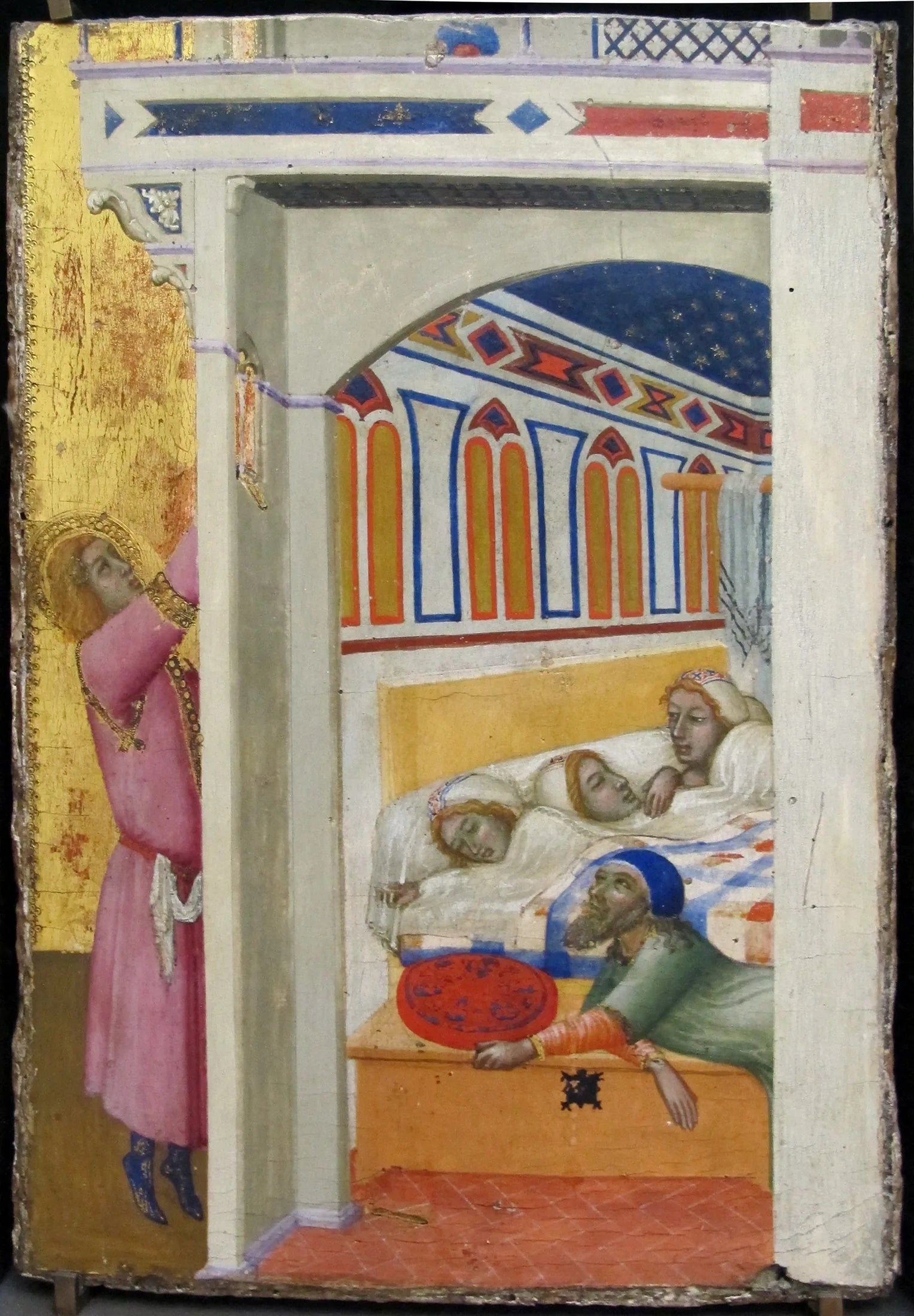La Charité de saint Nicolas de Bari - Ambrogio Lorenzetti image 1 tableau peint à l’huile sur toile