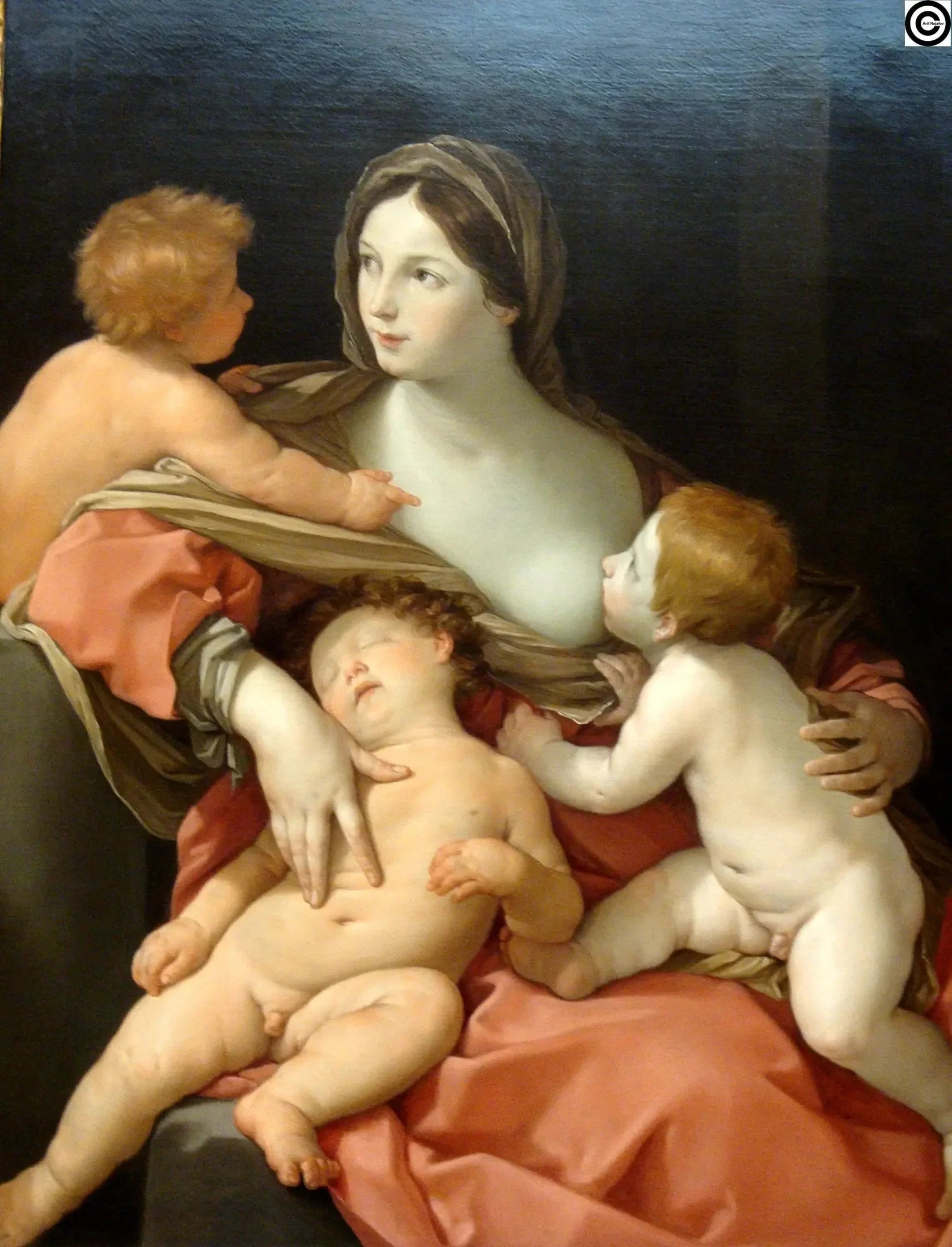 La Charité - Guido Reni image 1 tableau peint à l’huile sur toile