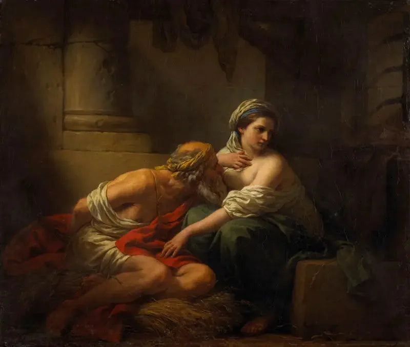 La Charité romaine - Louis Jean François Lagrenée
