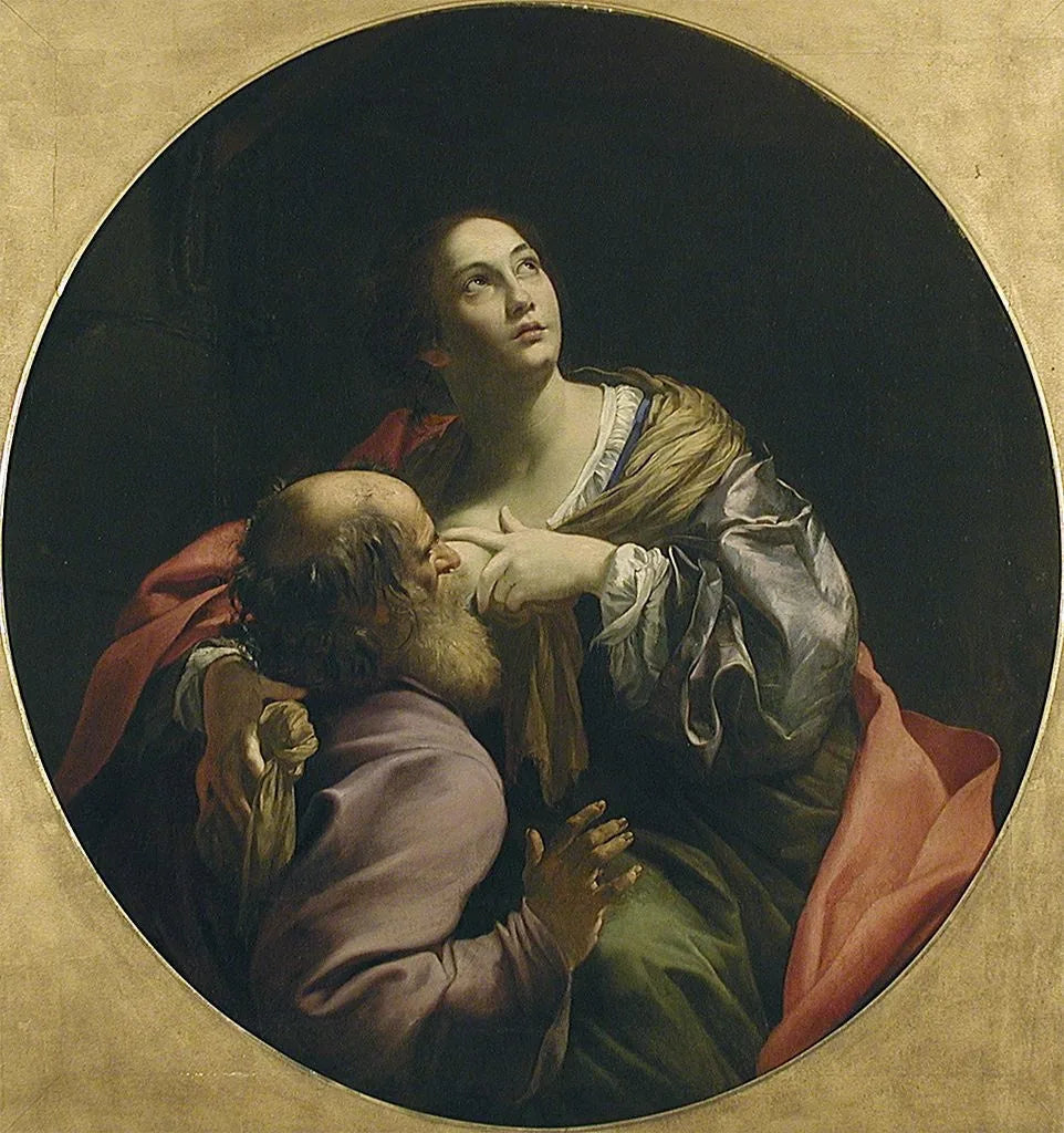 La Charité romaine - Simon Vouet image 1 reproduction artisanale de tableau