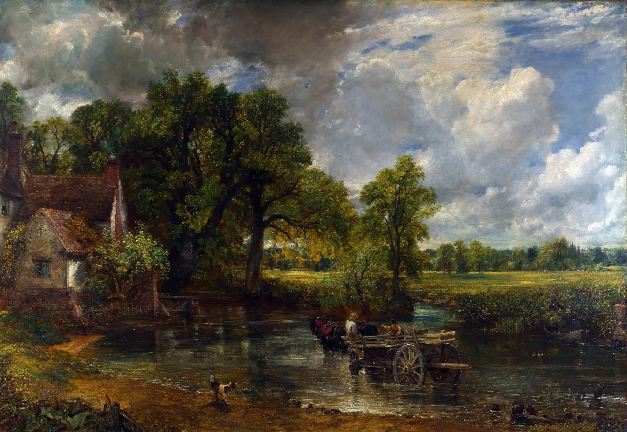 La Charrette de foin - John Constable image 1 reproduction réalisée par Alpha Reproduction