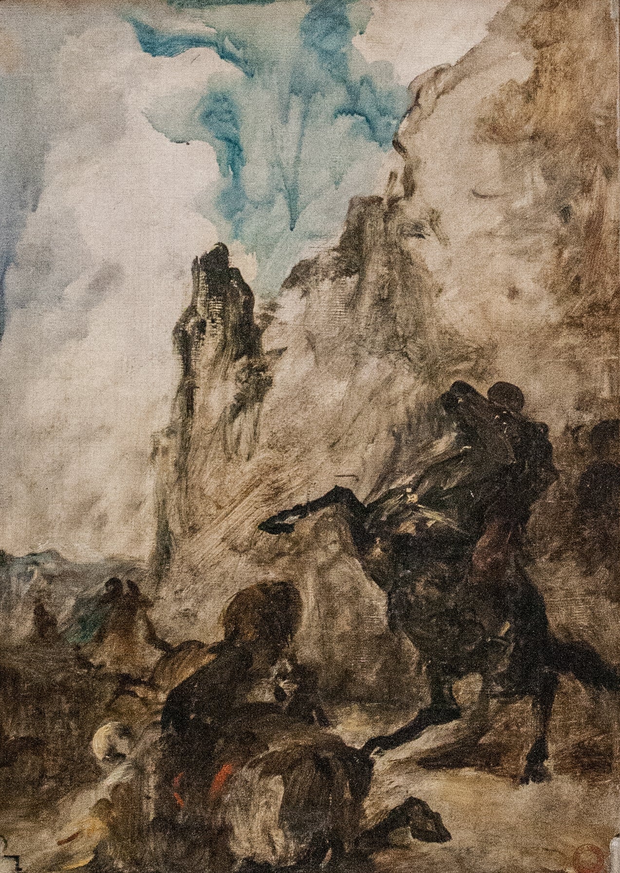 La Chasse au lion - Eugène Fromentin image 1 reproduction d’œuvre d’art à l’huile