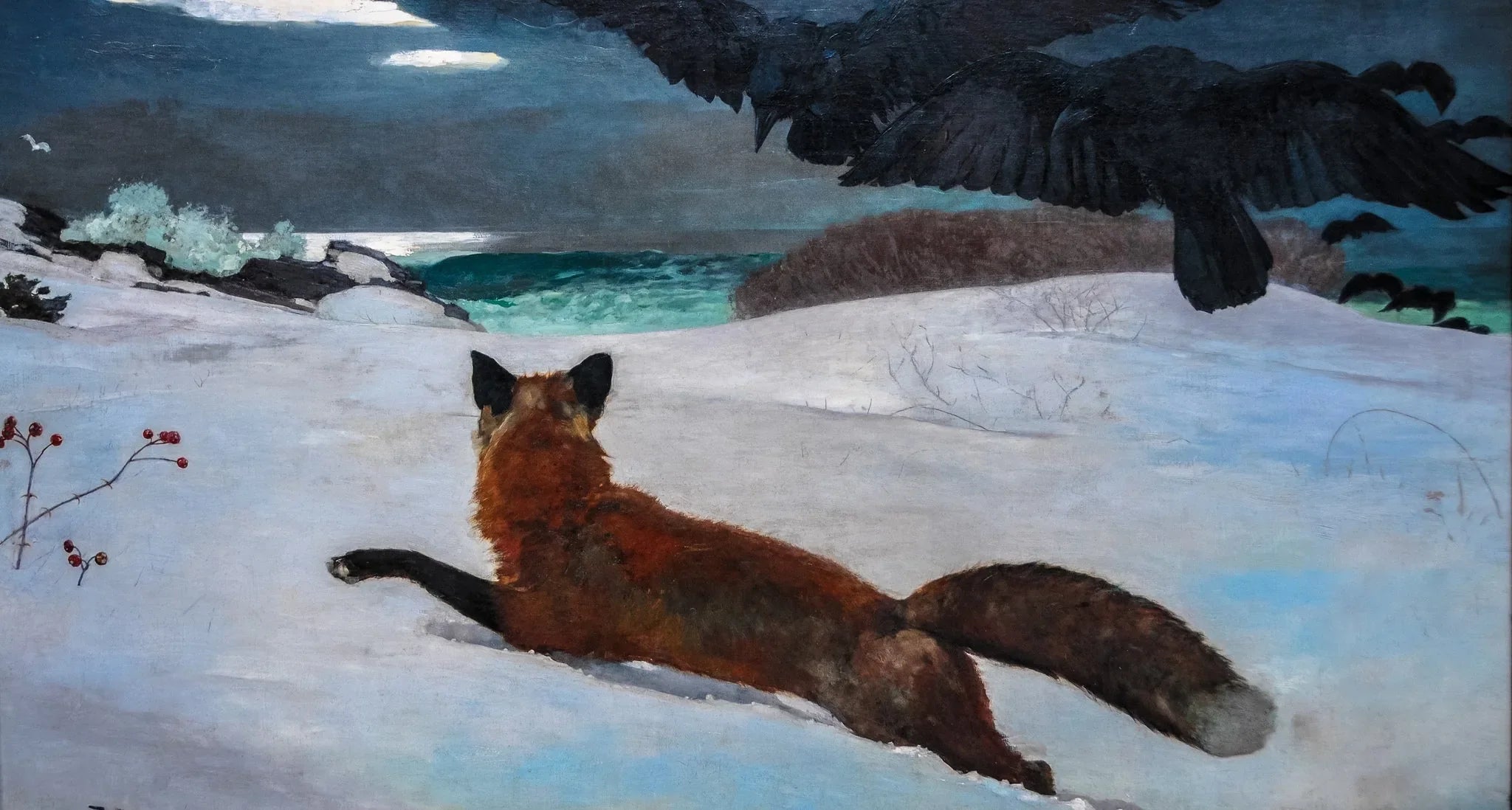 La Chasse au renard - Winslow Homer image 1 reproduction d’œuvre d’art à l’huile