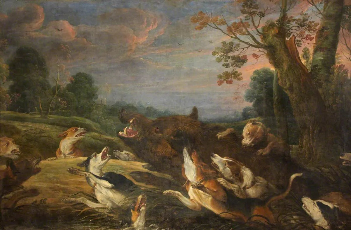 La chasse au sanglier - Frans Snyders image 1 tableau peint à l’huile sur toile