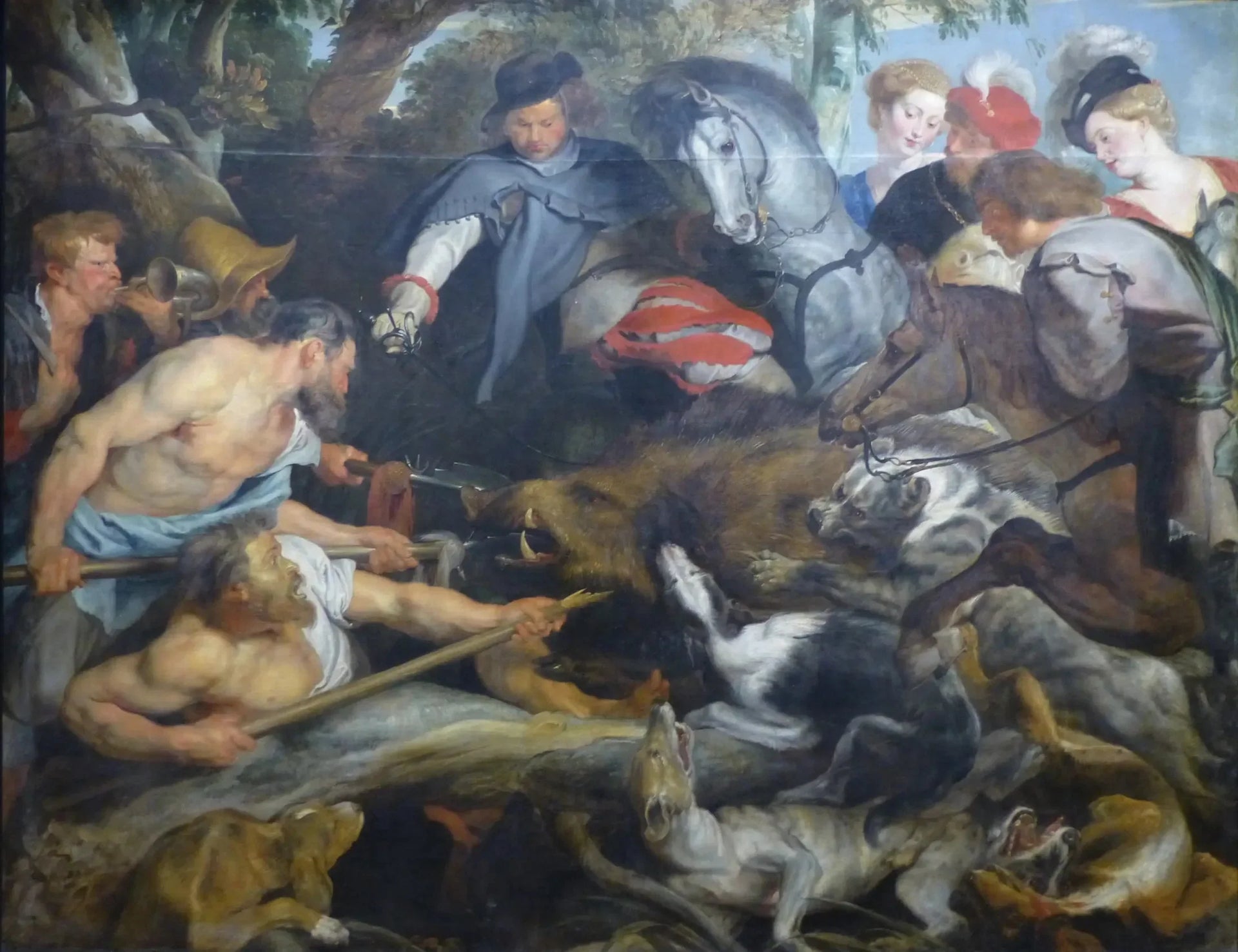 La Chasse au sanglier - Peter Paul Rubens image 1 reproduction de peinture à l’huile