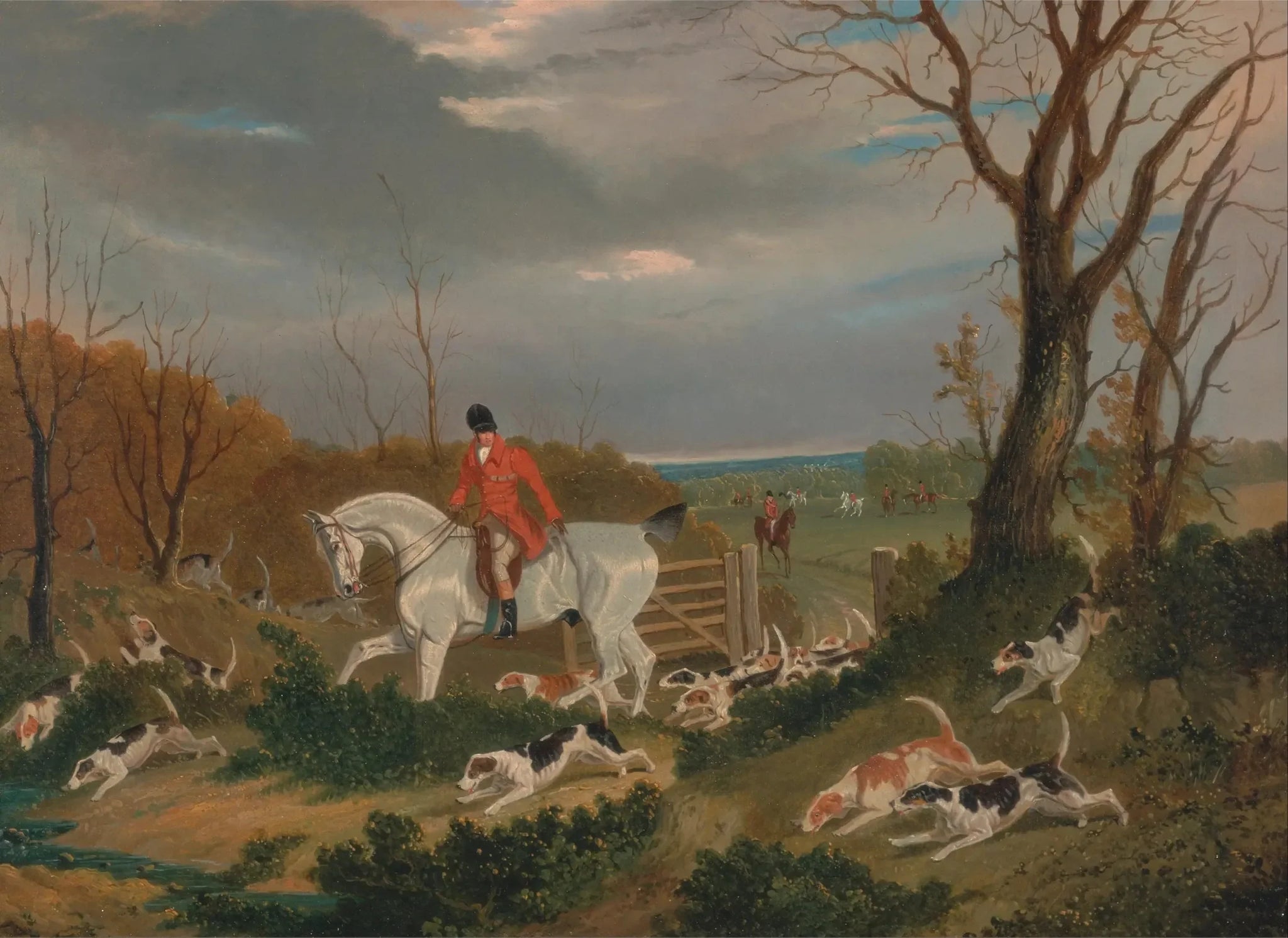 La chasse au Suffolk : Vers la couverture près de Herringswell - John Frederick Herring, Sr. image 1 reproduction de peinture à l’huile