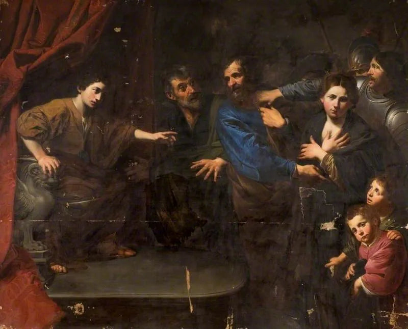 La chaste Suzanne - Valentin de Boulogne image 1 reproduction artisanale de tableau